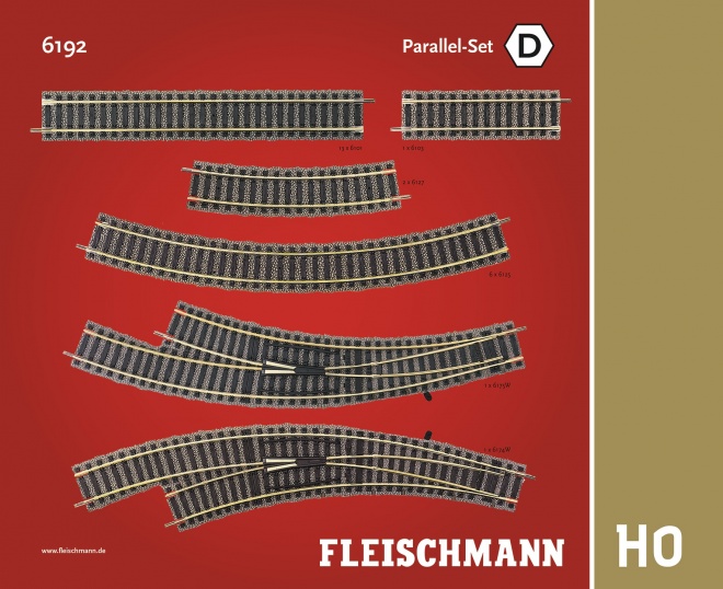 Track Pack. Parallel Set.(Set D)<br /><a href='images/pictures/Fleischmann/11706.jpg' target='_blank'>Full size image</a>